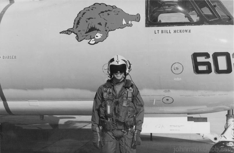 JMC 1985 - 5.JPG - In full flight gear onboard USS Carl Vinson Indian Ocean